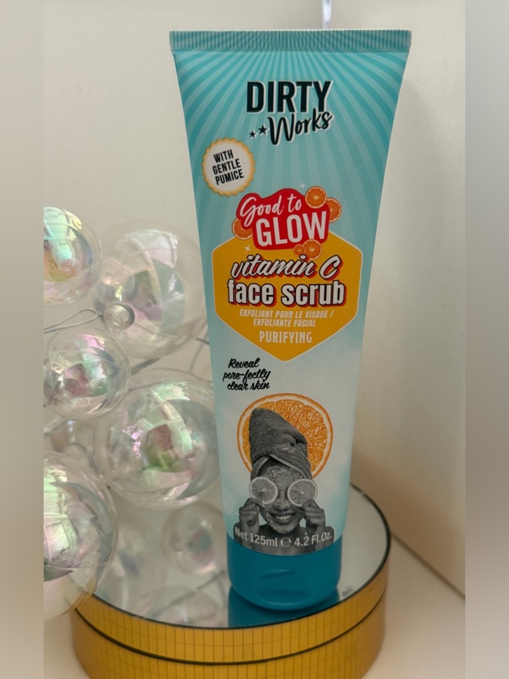 Dirty Works Vitamin C Face Scrub With Pumice “New”